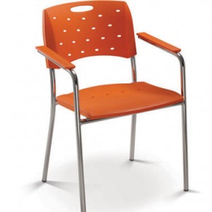 Ref. 35007 P – Cadeira Aproximação Fixa Empilhável